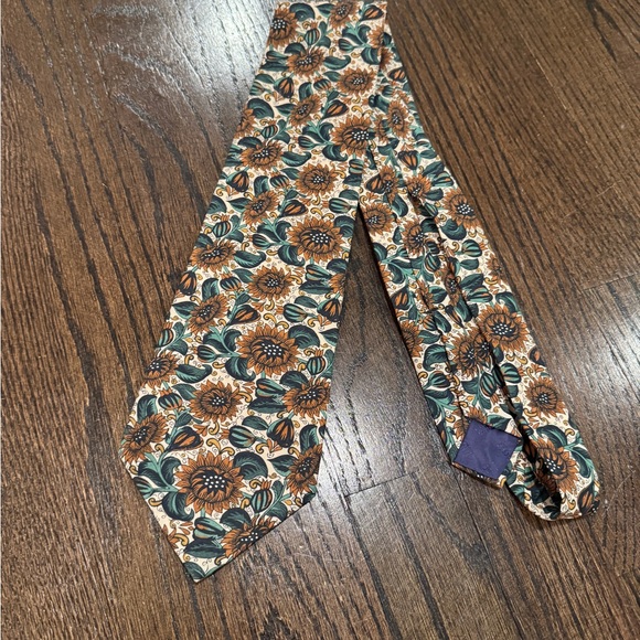 Liberty of London Other - Liberty of London Tie Sunflower Patterned Cotton